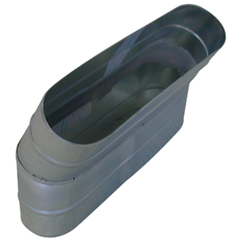 Codo vertical oblongo: CVO 30°
